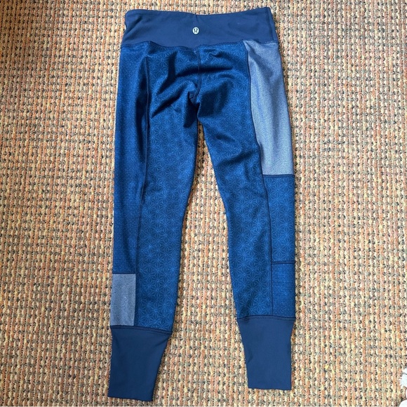 Lululemon Wunder Under‎ Pants SPECIAL EDITION (Rare) - Japanese Sashiko, Size 6 - Picture 7 of 10
